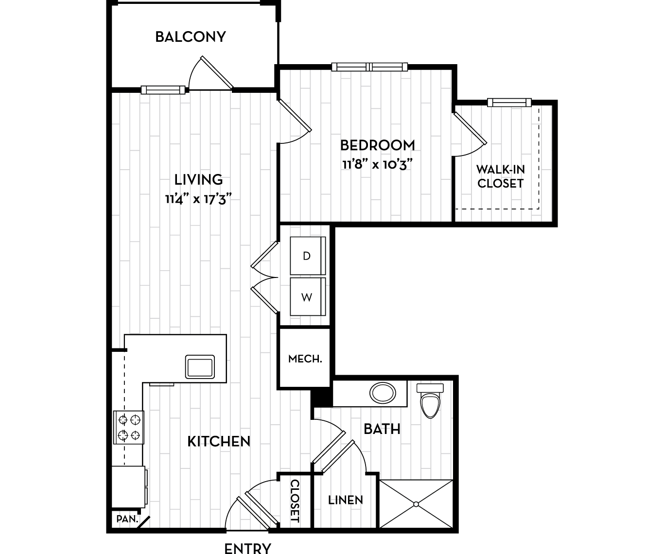 Bunting floor plan