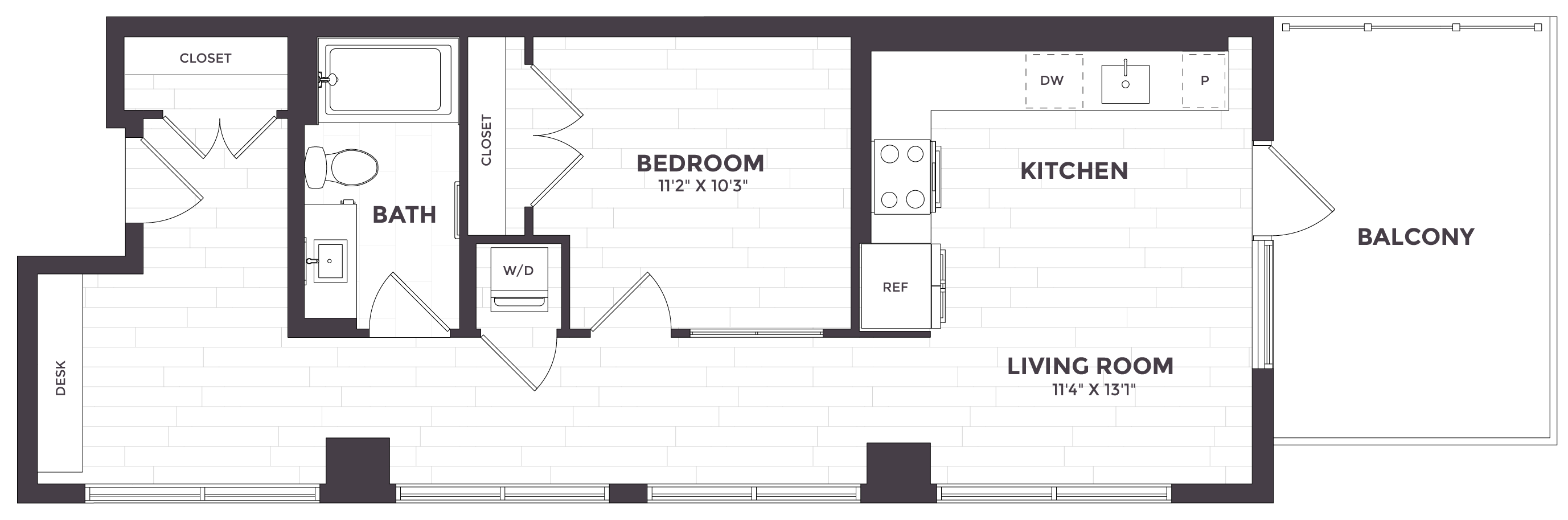 Floor Plan Image of Apartment Apt 0516