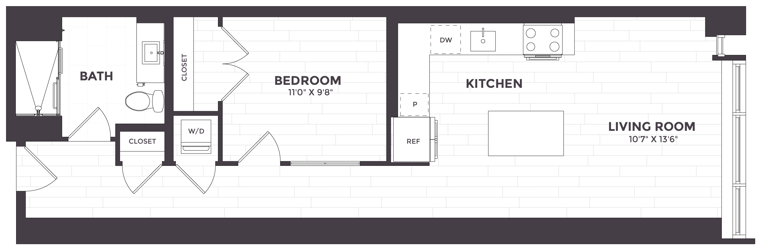 Floor Plan Image of Apartment Apt 0509