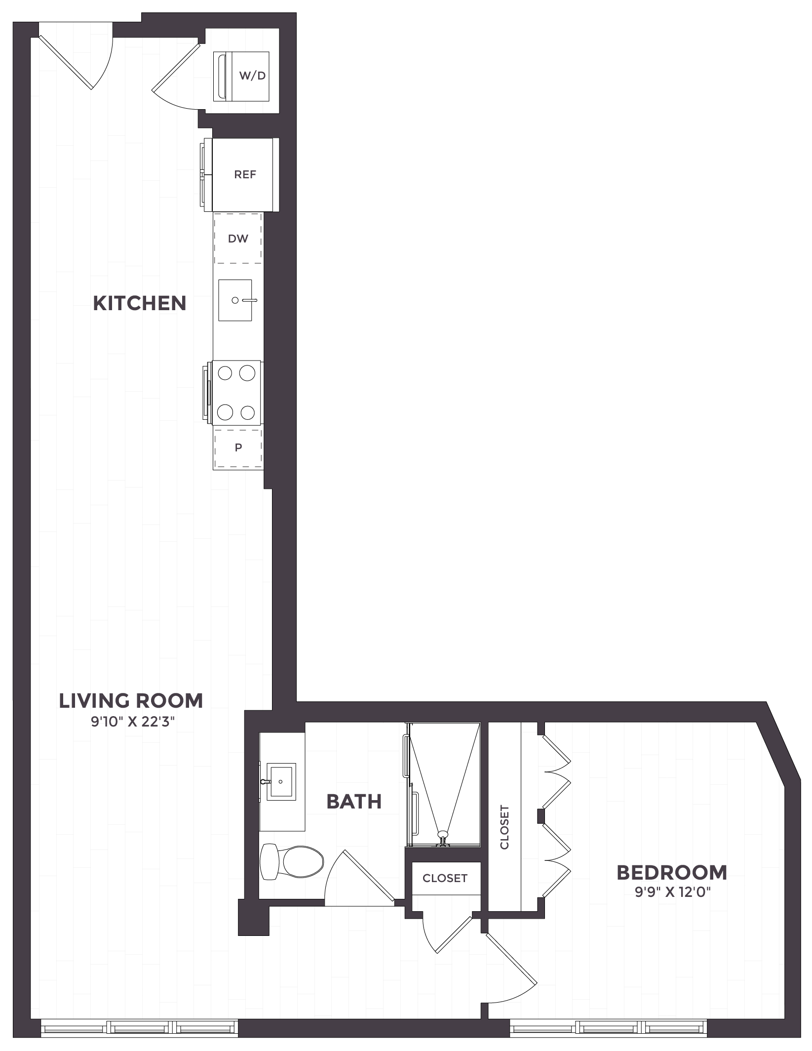 Floor Plan Image of Apartment Apt 0512