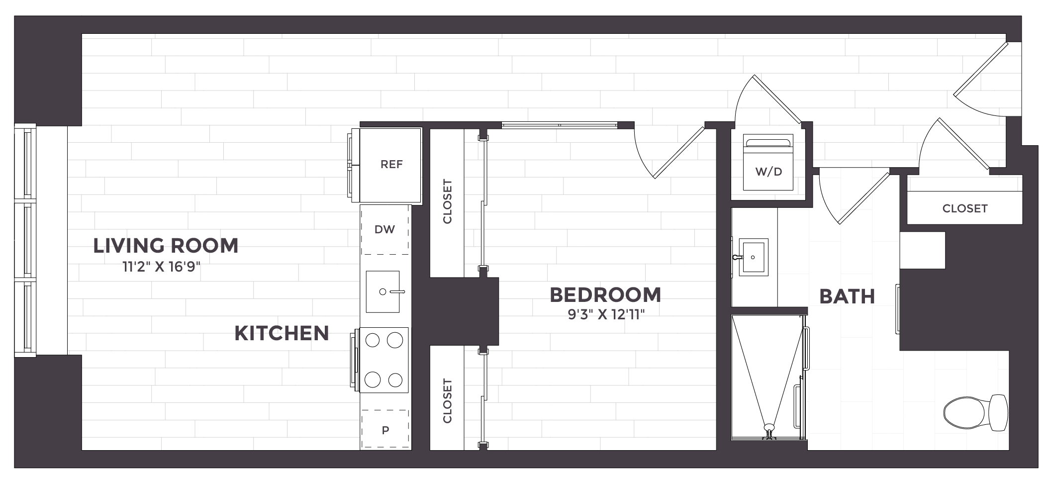 Floor Plan Image of Apartment Apt 0519