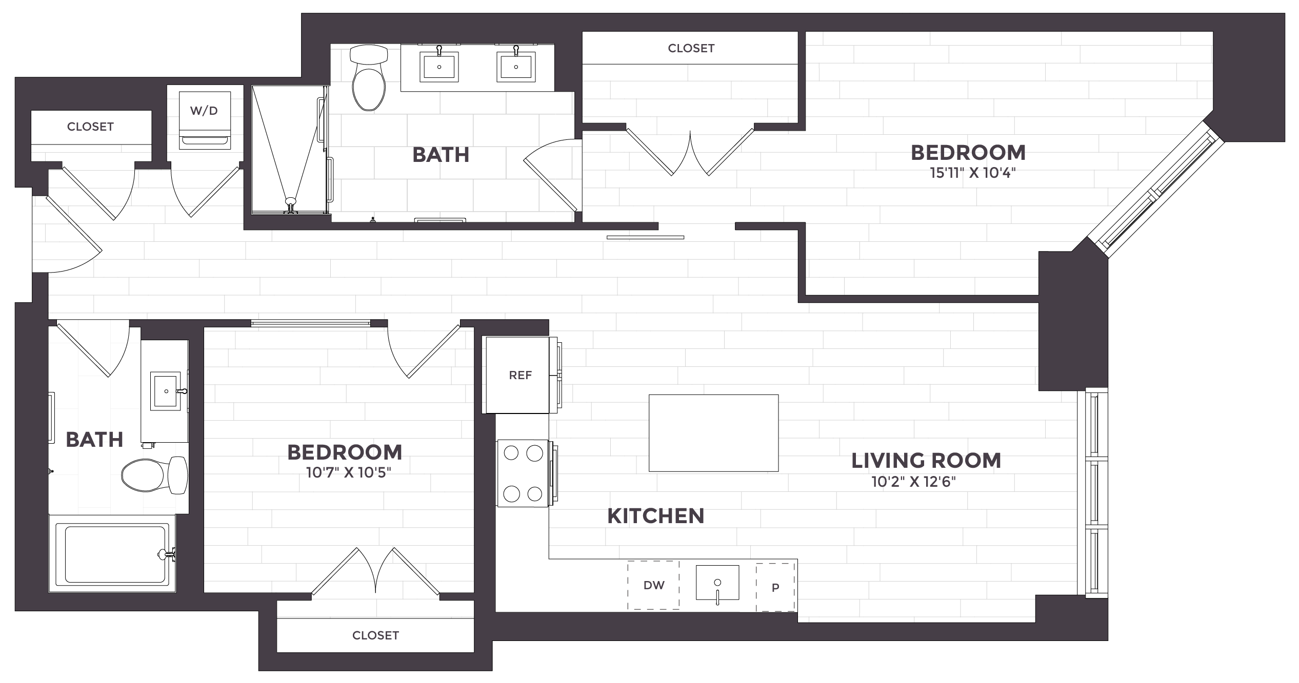 Floor Plan Image of Apartment Apt 0507