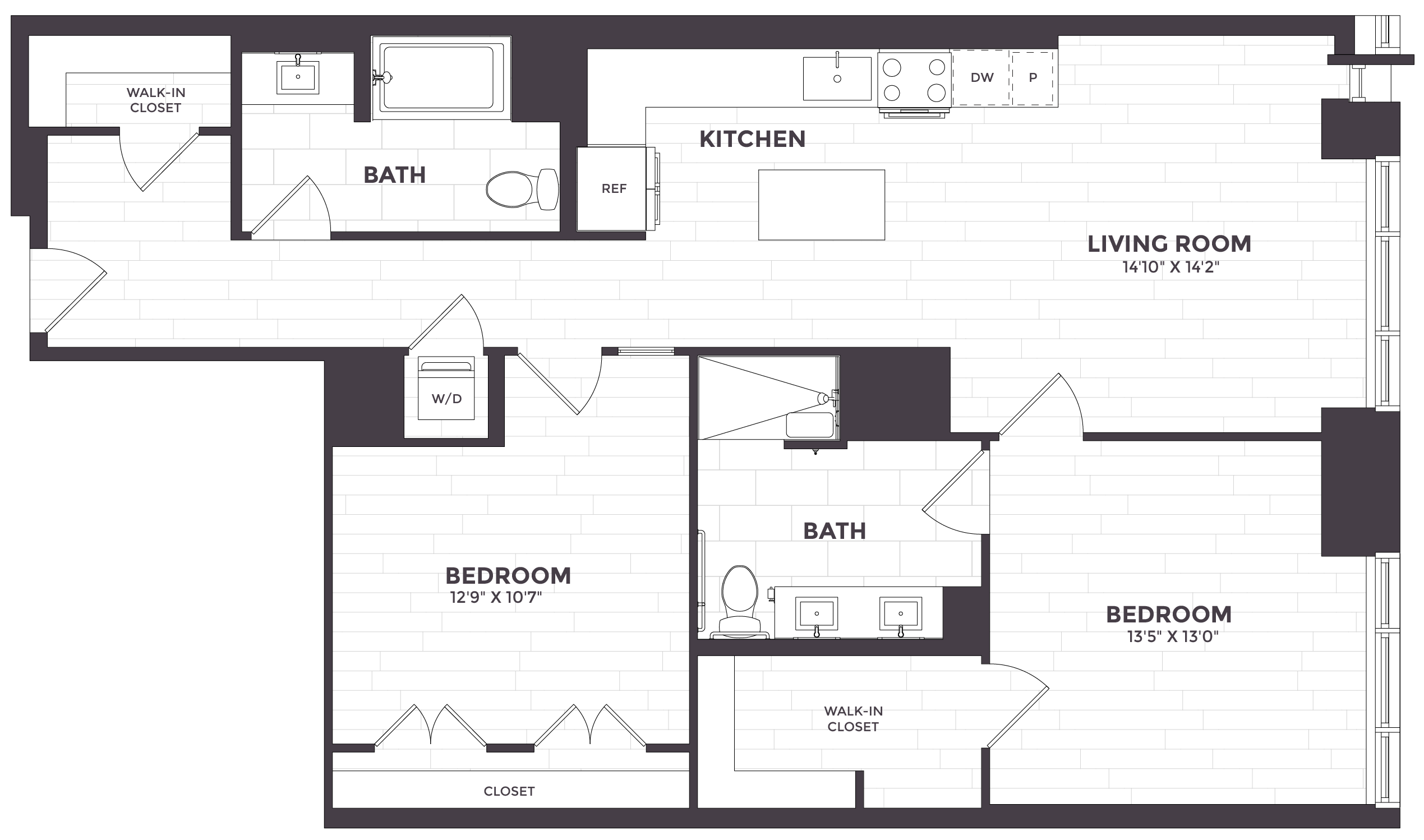 Floor Plan Image of Apartment Apt 0800