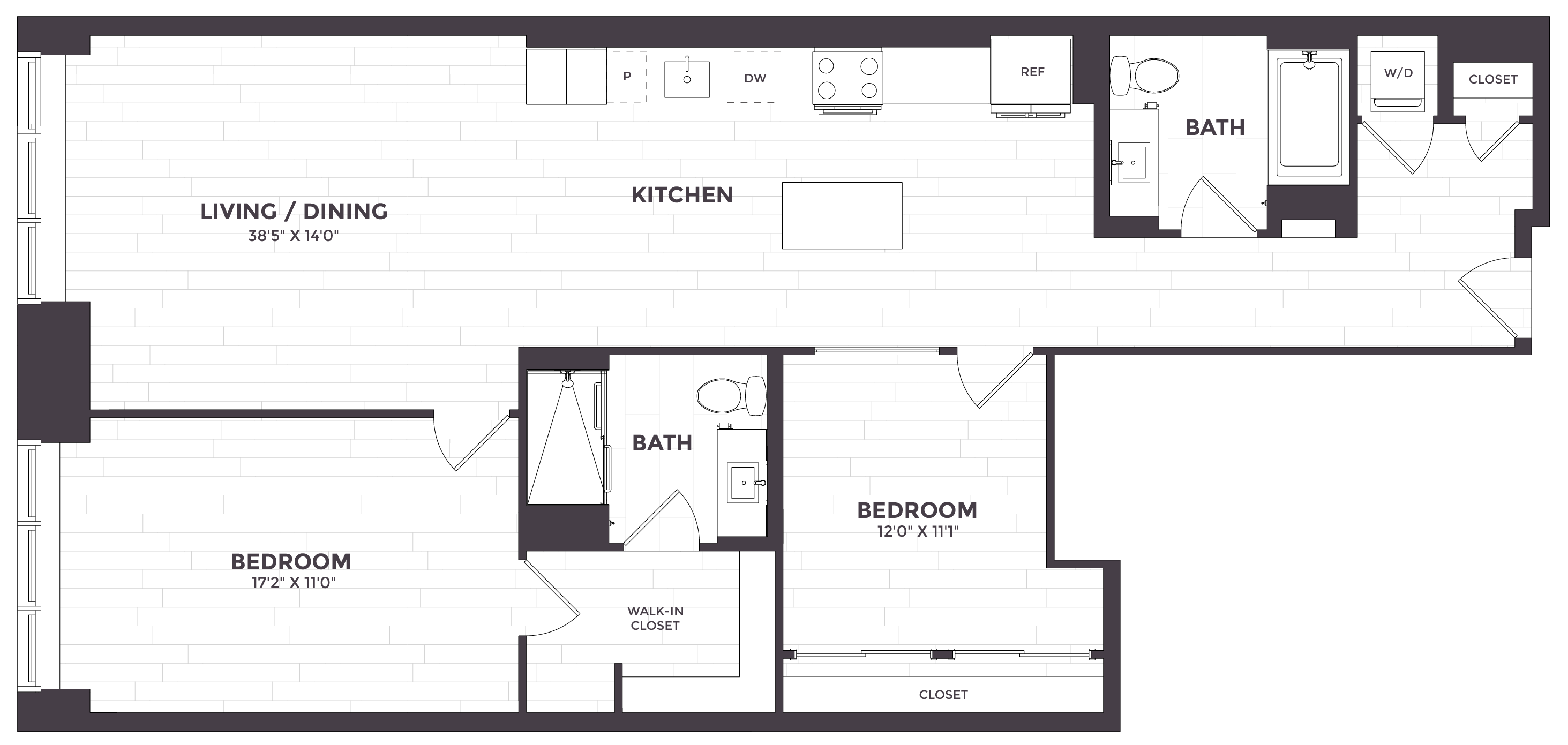 Floor Plan Image of Apartment Apt 0520