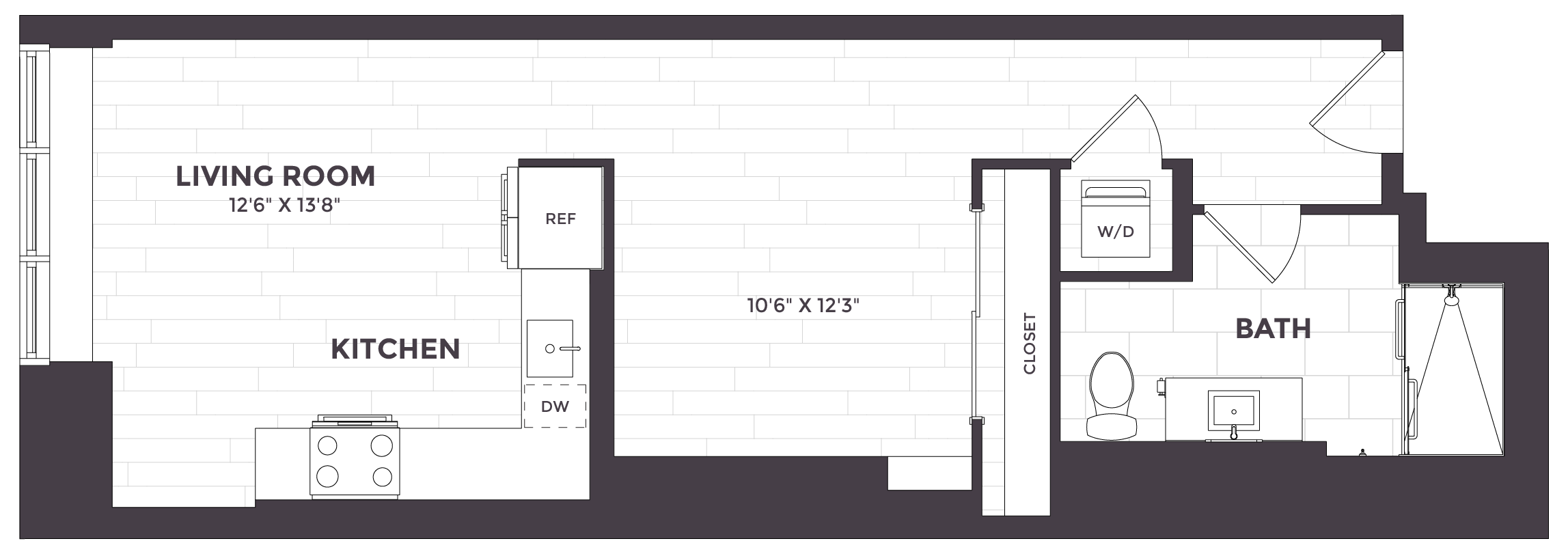 Floor Plan Image of Apartment Apt 0517