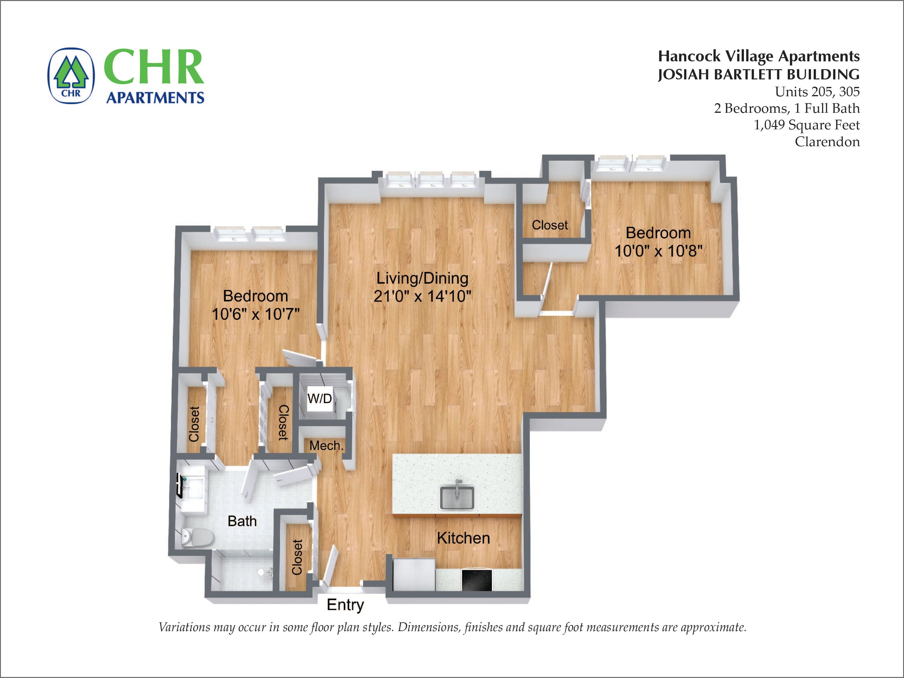 Click to view Floor plan 2 BR Single Level- Brand New Construction image 4