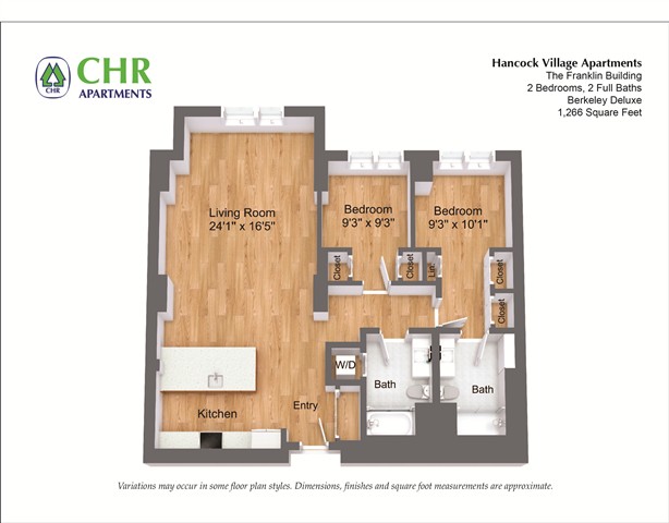 Floor plan 2 Bed/2 Bath - The Franklin image 13