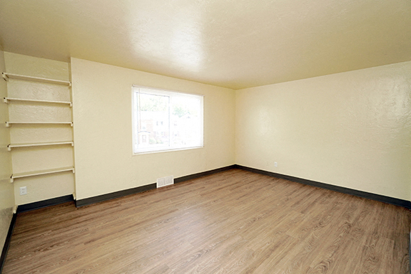 Princeton Court - Studio Unit - One-bedroom, One-Bath Units - Two-bedroom, One-Bath Units – Buffalo, New York – Built in Shelves - Closet – Master - Storage – New Floors - Ask for a Tour – Not Pet Fri