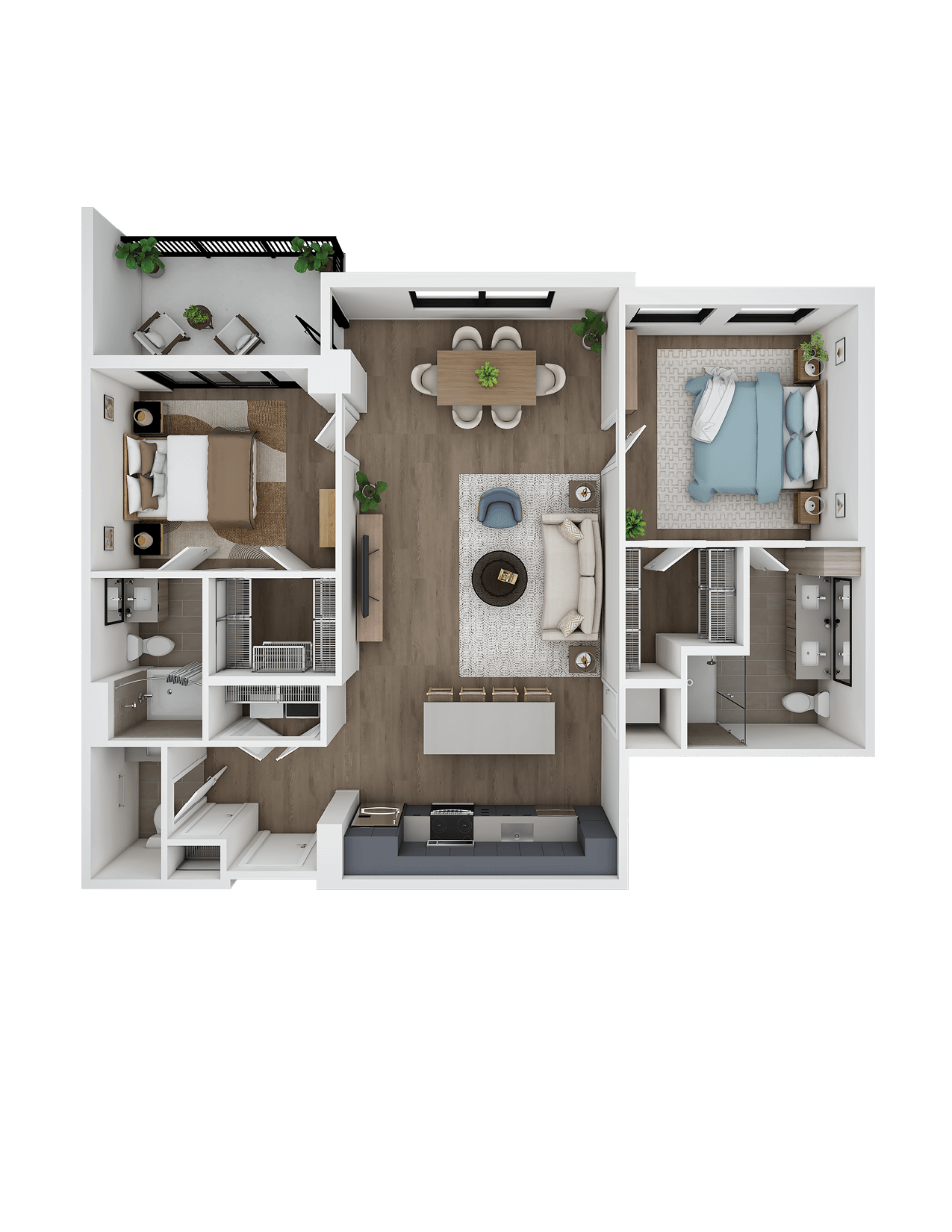 Floor Plan Image of Apartment Apt E-0609