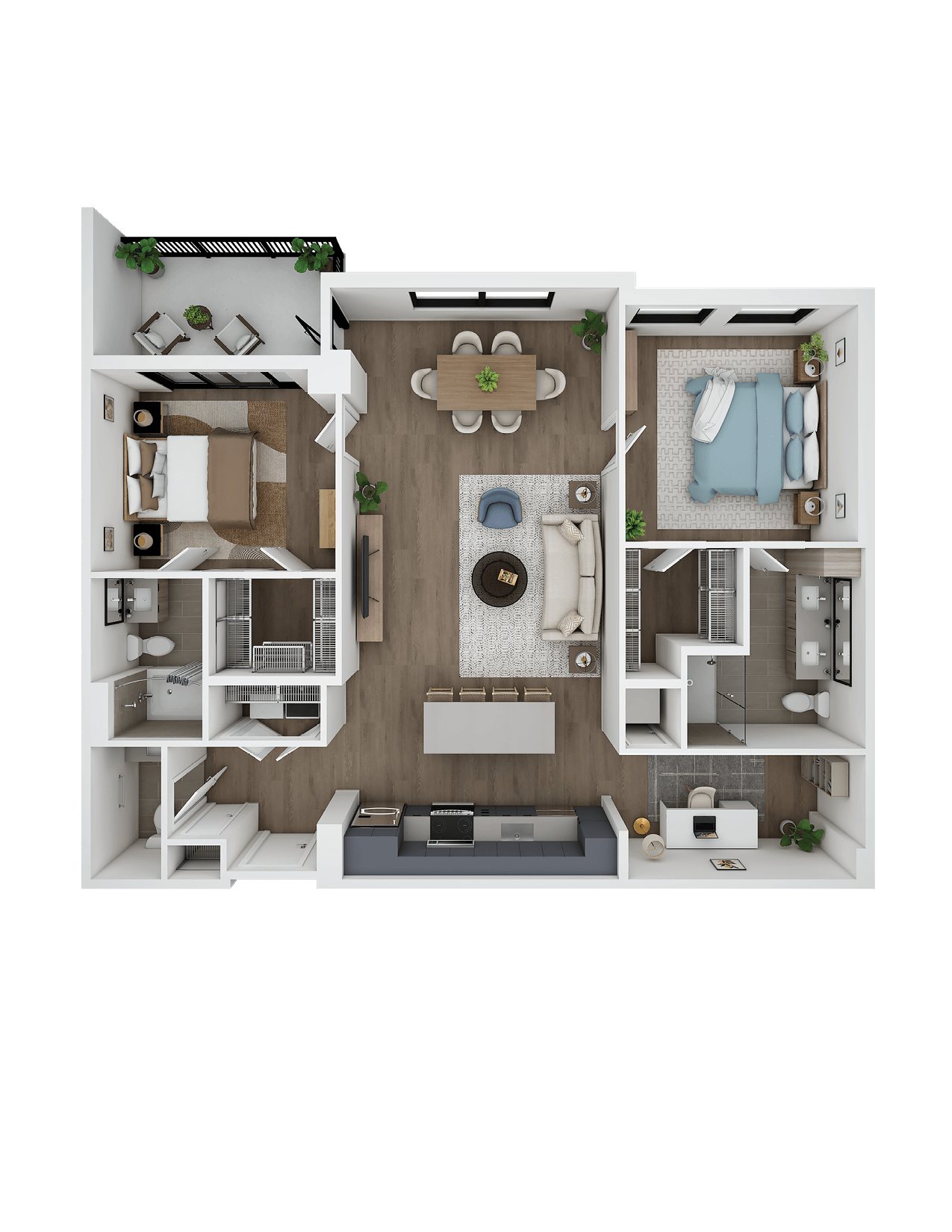 Floor Plan Image of Apartment Apt E-0605