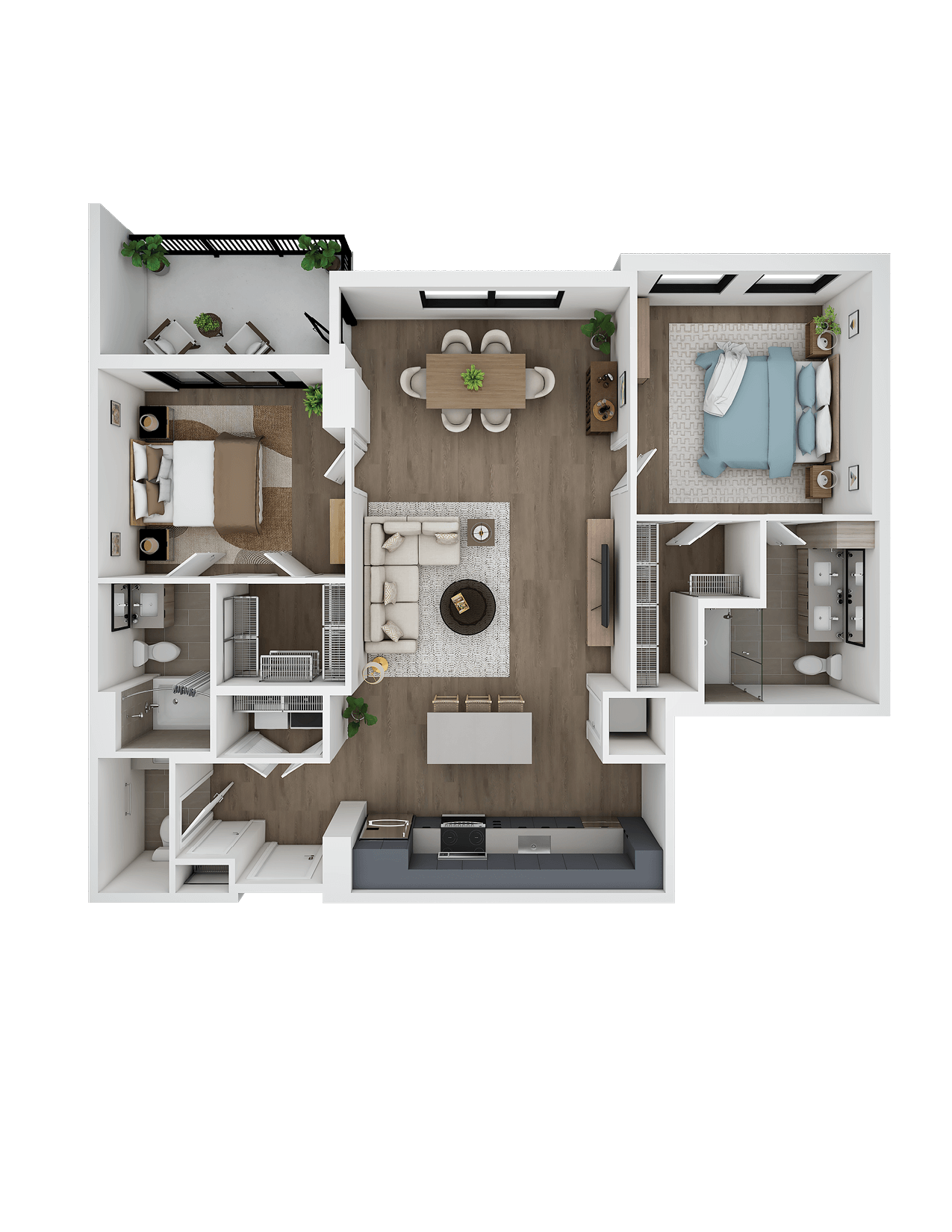 Floor Plan Image of Apartment Apt E-0603