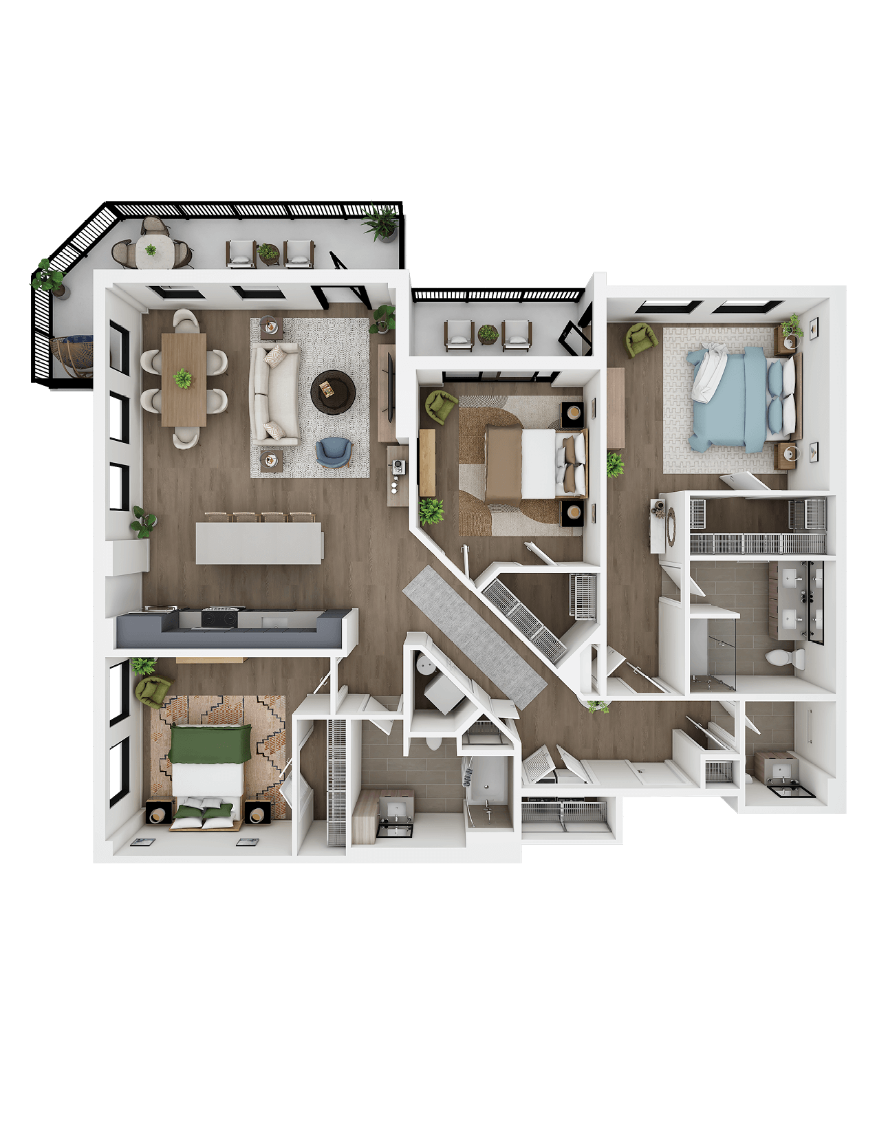 Floor Plan Image of Apartment Apt E-0701