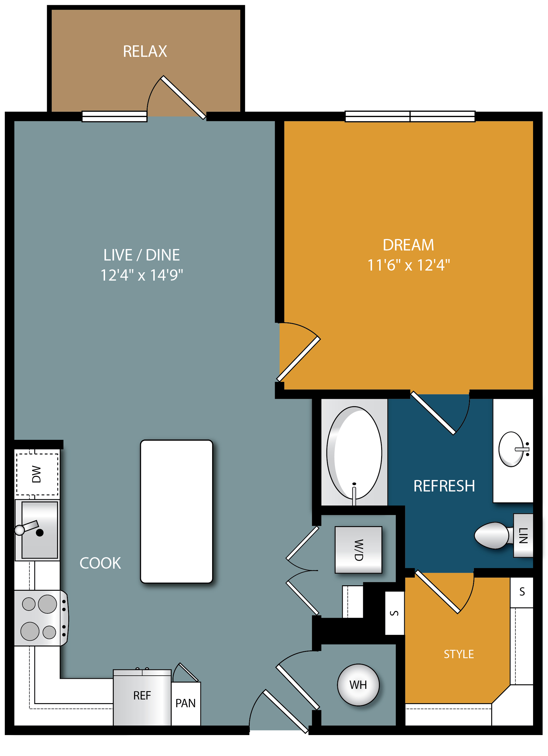 A2 floor plan