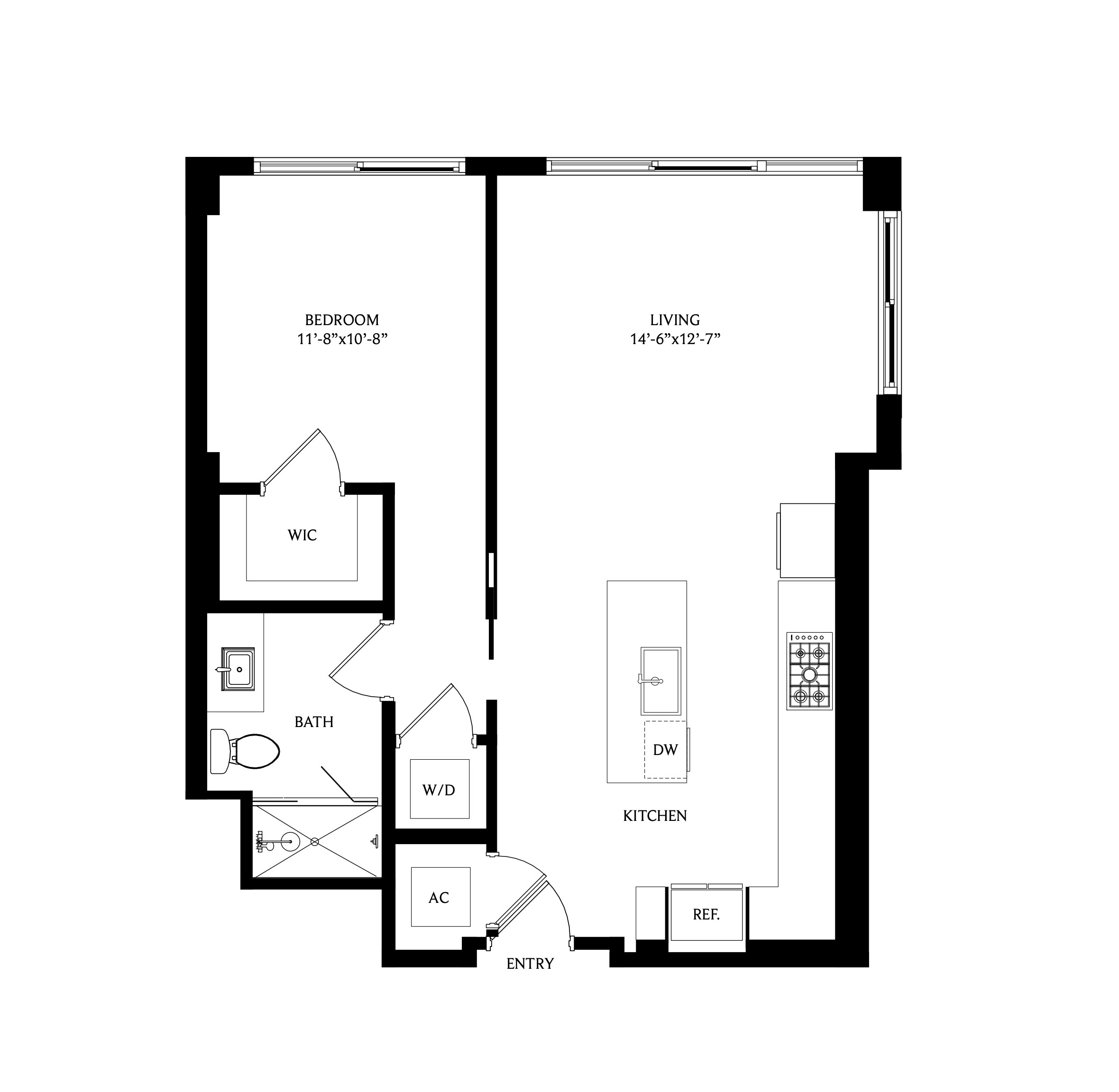 A1 floor plan