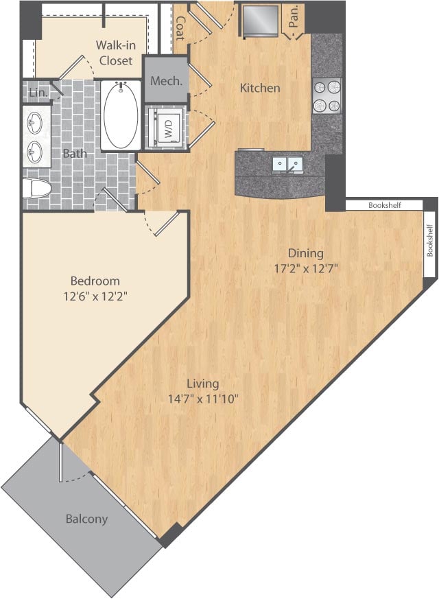Floor Plan Image of Apartment Apt 0335