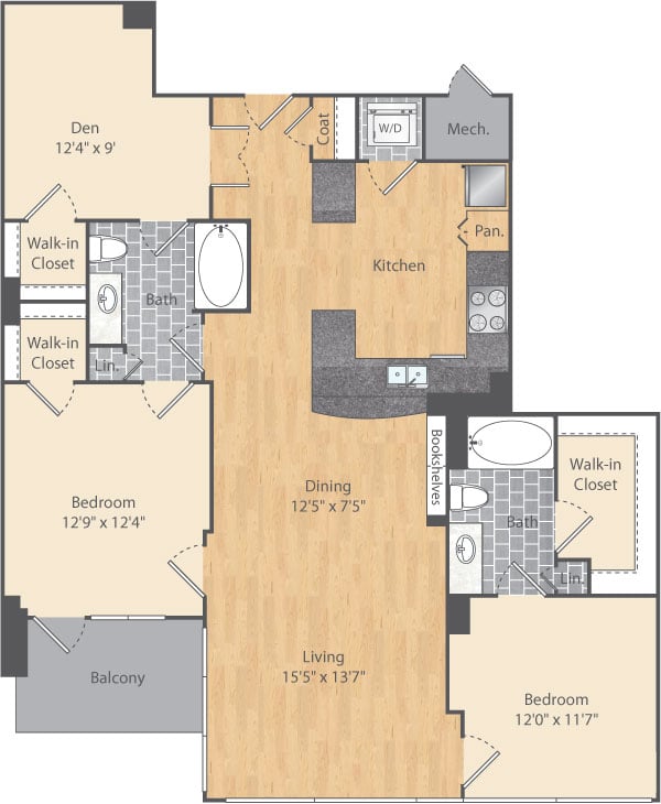 Floor Plan Image of Apartment Apt 0402
