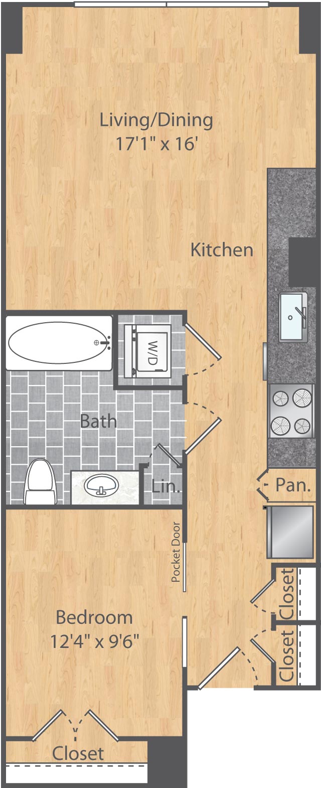 Floor Plan Image of Apartment Apt 0646