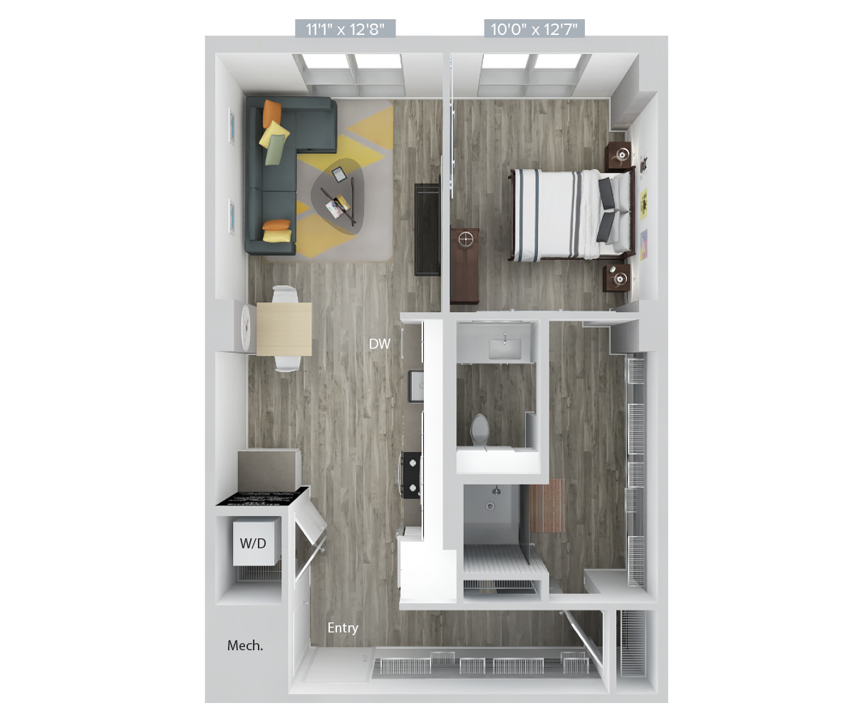 Floor Plan Image of Apartment Apt 0106