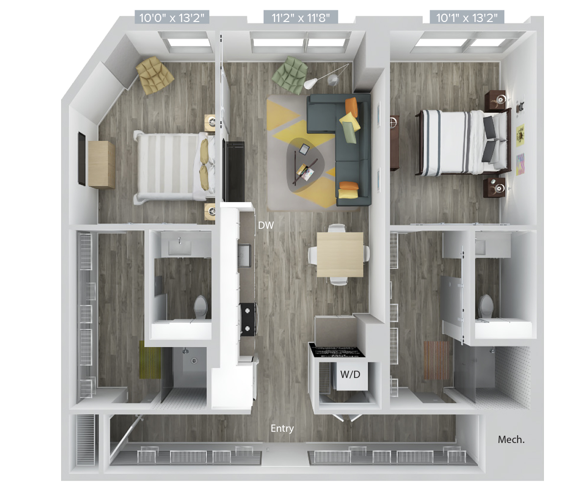 Floor Plan Image of Apartment Apt 0829