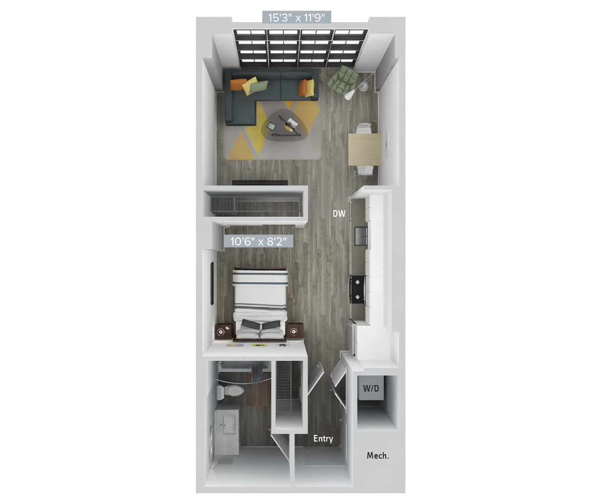 Floor Plan Image of Apartment Apt 0512