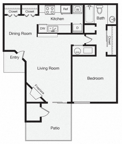 Suite A Floorplan
