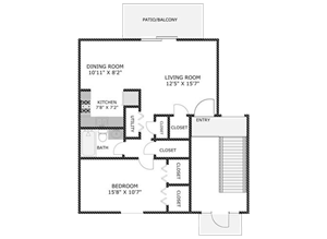 One Bedroom Apartment