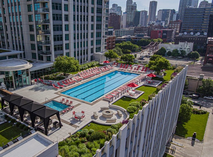 Alta at K Station features a rooftop terrace with several outdoor amenities