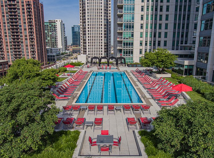 Alta at K Station's rooftop terrace features a large pool and cabanas