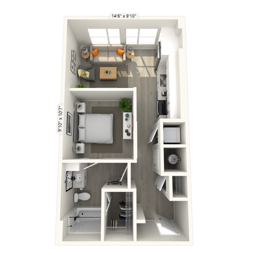 S1 0x1 584 SF-FP floor plan