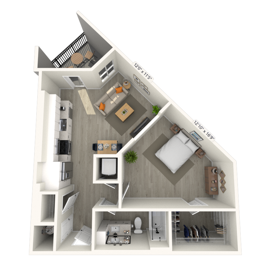S4 0x1 748 SF-FP floor plan