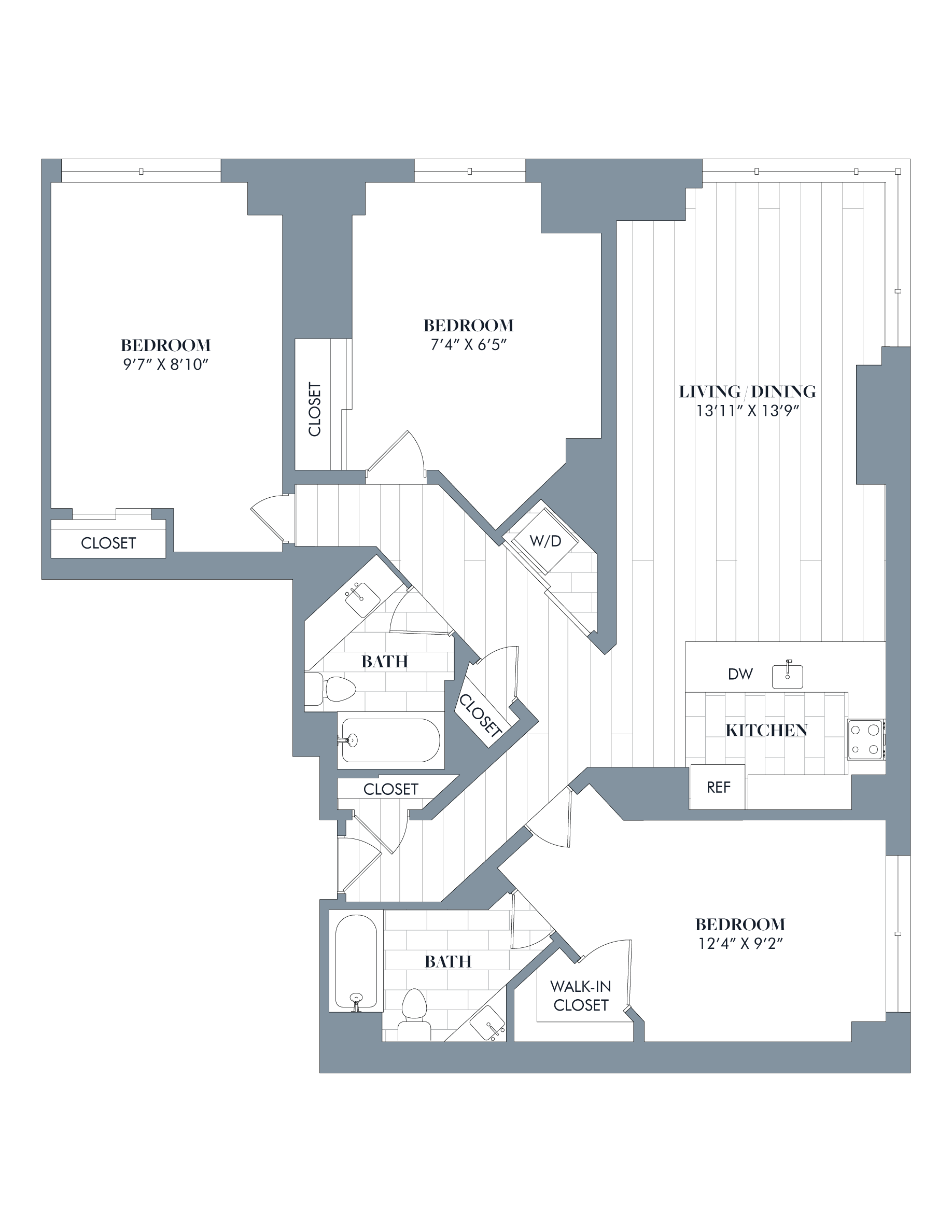 floorplan image of apartment J-1024