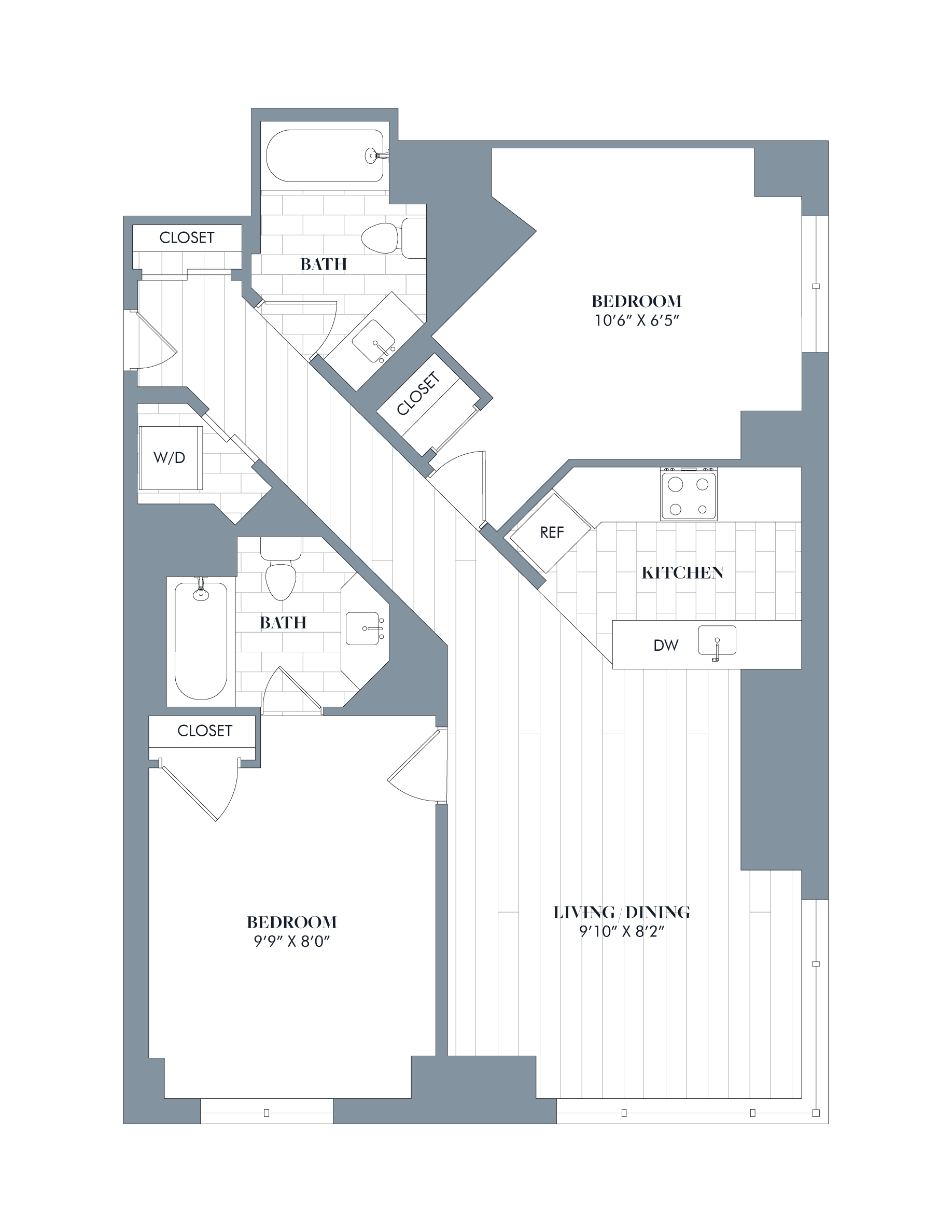 floorplan image of apartment J-0207