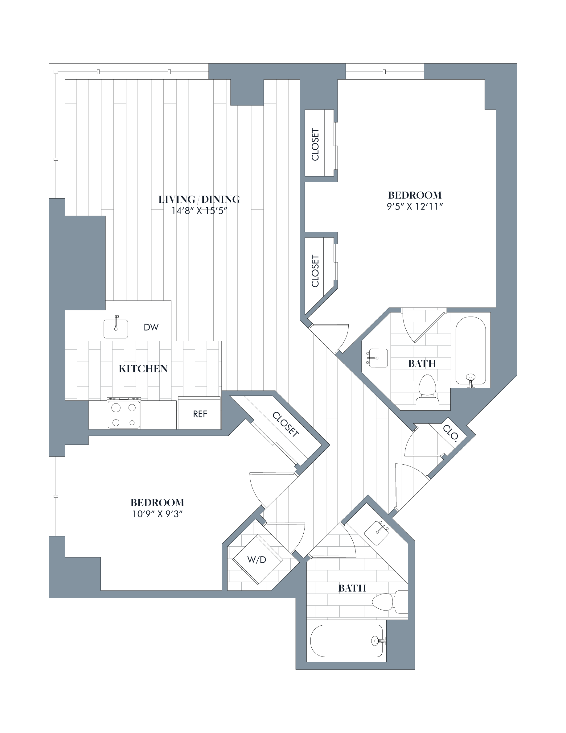 floorplan image of apartment G-0206