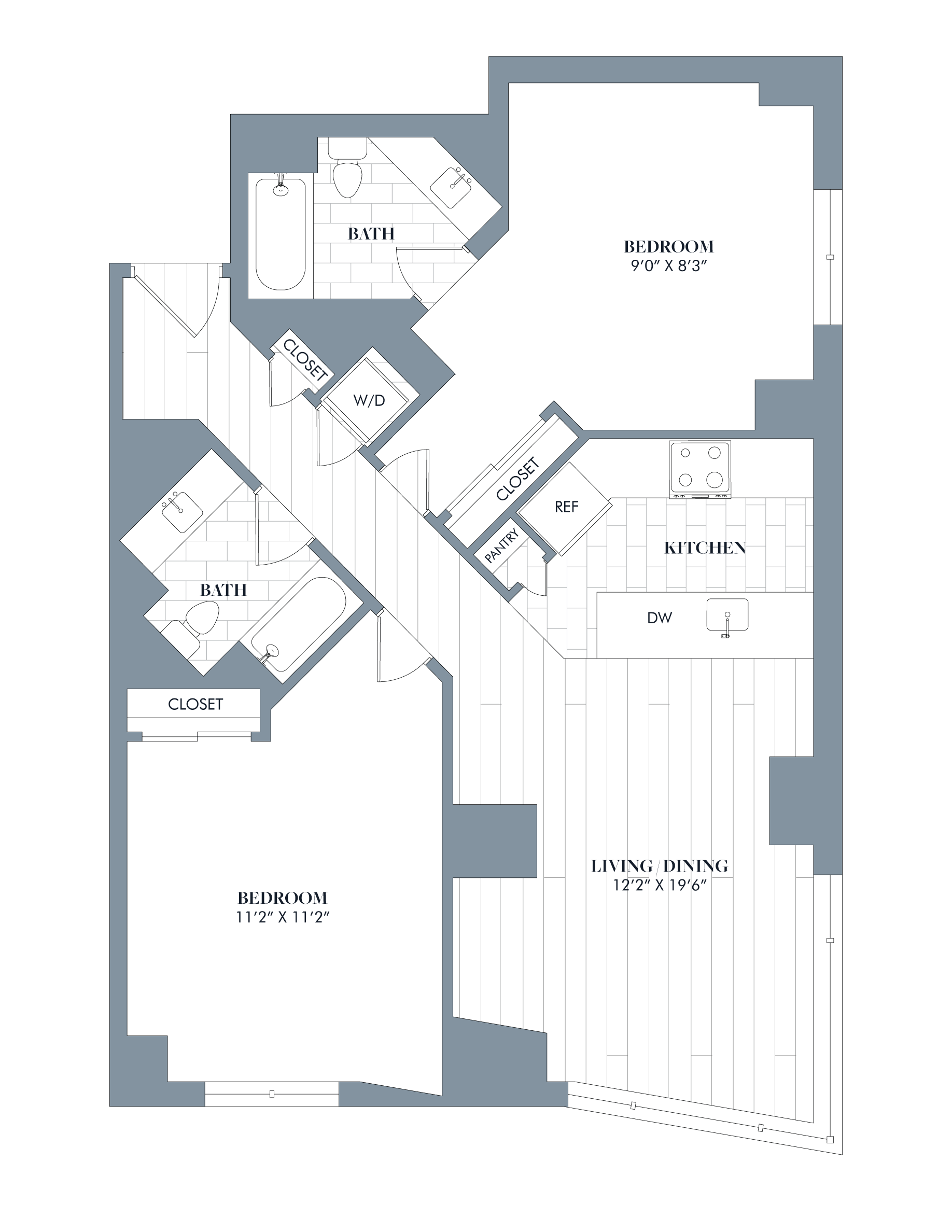 floorplan image of apartment G-0202