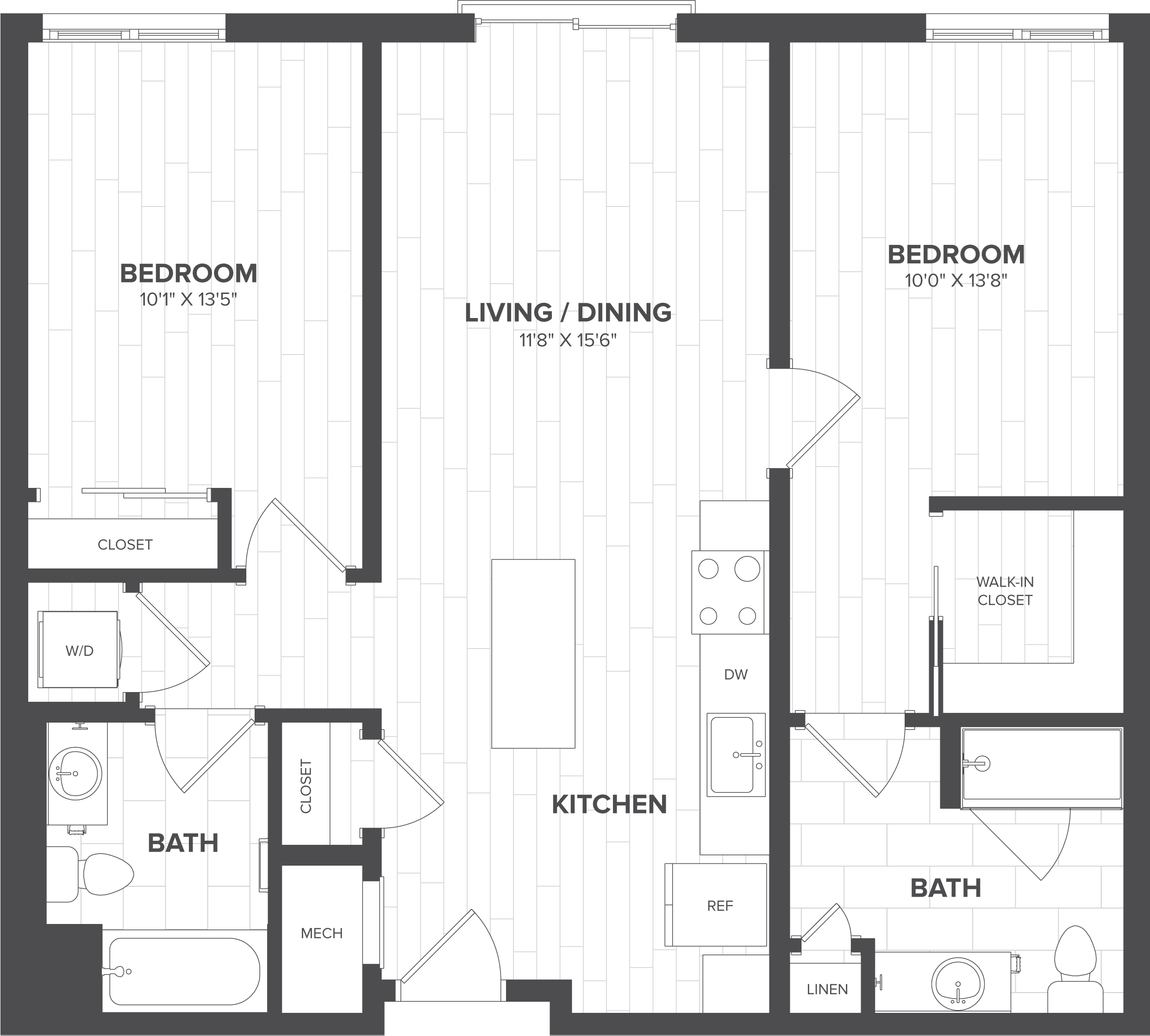 Floor Plan Image of Apartment Apt 246E