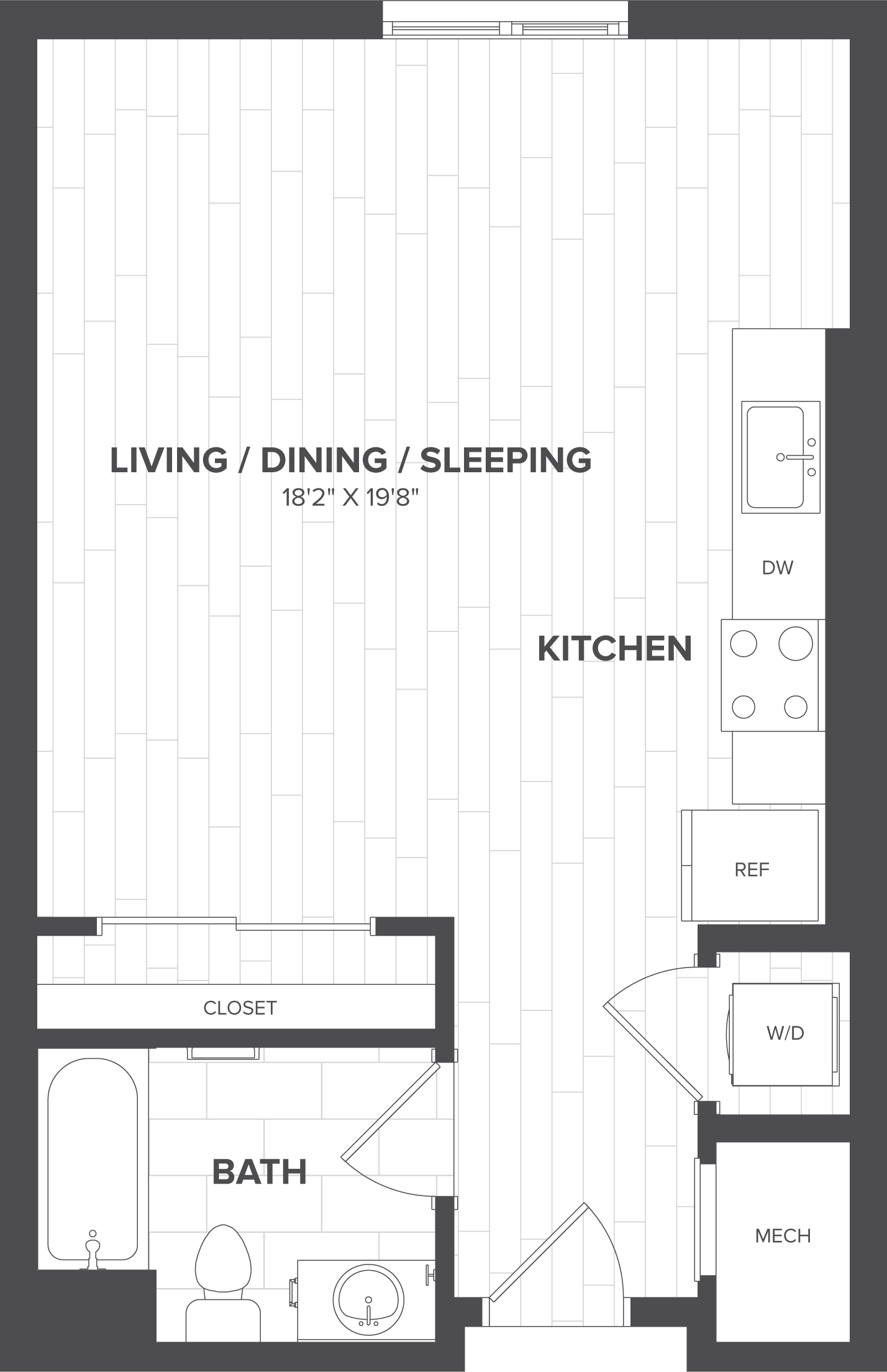 Floor Plan Image of Apartment Apt 258S