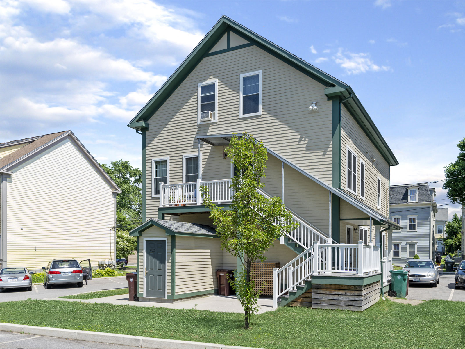 Rental apartments in a house in a residential neighborhood