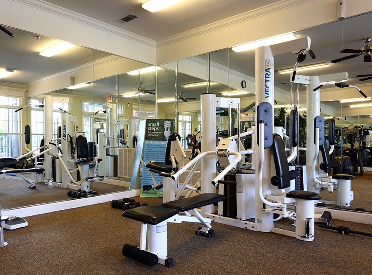Governors Gate apartments fitness center in Pensacola, Florida
