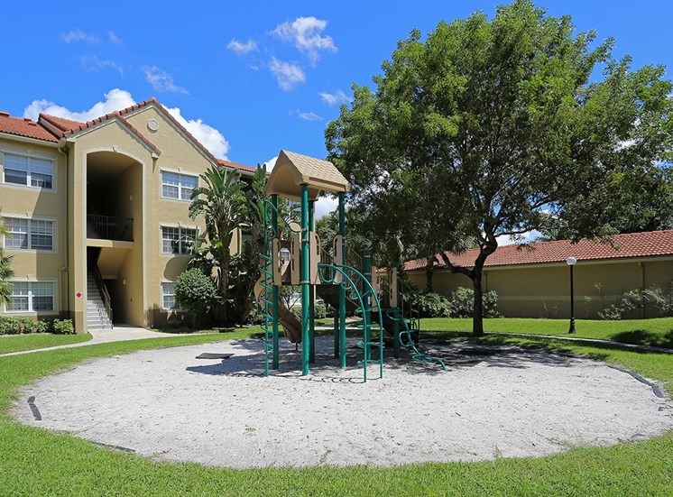Woodbine apartments playground in Riviera Beach, Florida