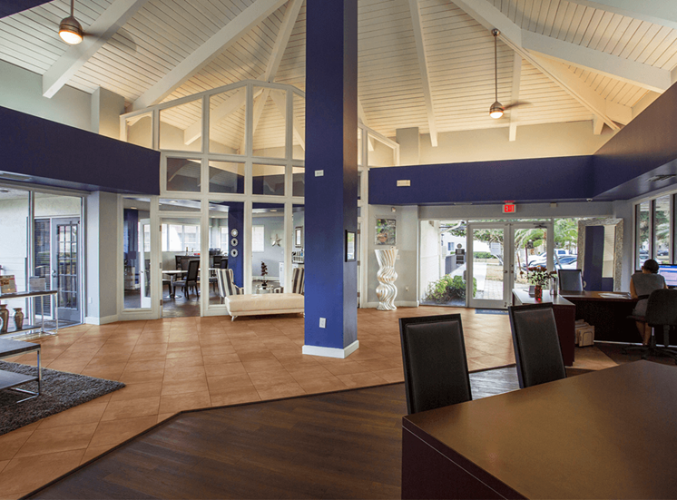 Blue Isle apartments leasing center in Coconut Creek, Florida