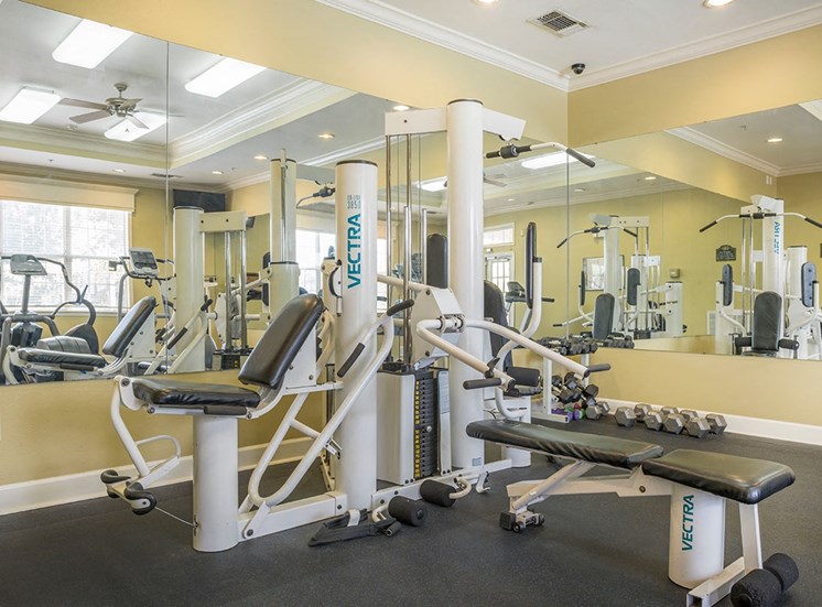 Greenbrier Estates apartments fitness center in Slidell, Louisiana
