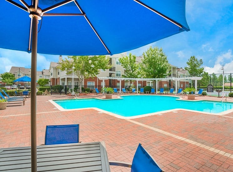 Greenbrier Estates apartments swimming pool in Slidell, Louisiana