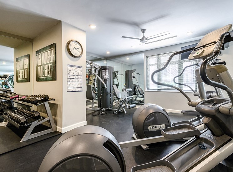 Professional fitness center at The Georgian in New Orleans