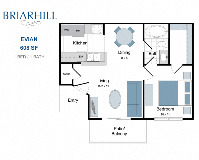 Briarhill Apartment Homes One And Two Bedroom Apartments In Atlanta