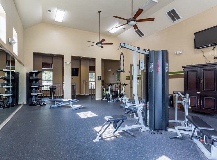 Perry Point apartments fitness center in Raleigh, North Carolina