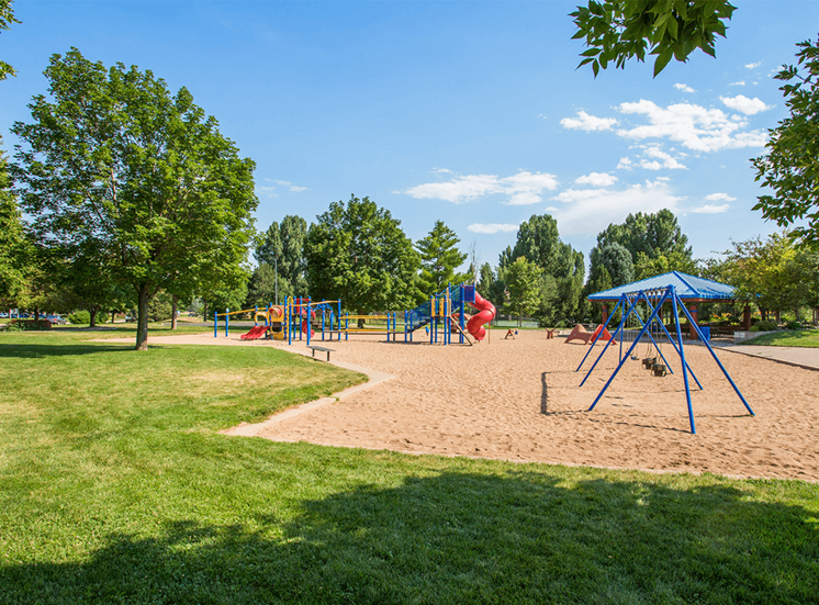 Settlers' Creek apartments playground in Fort Collins, Colorado