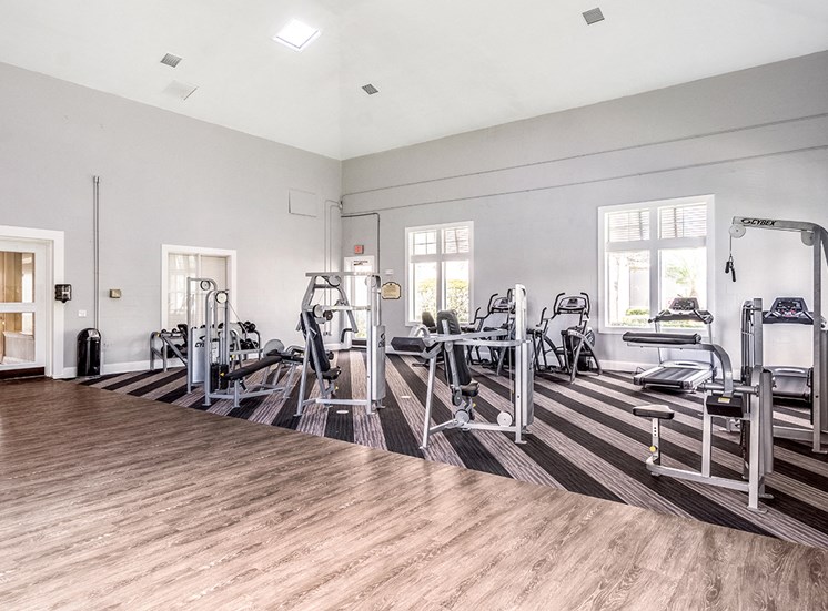 Mallory Square apartments fitness center in Tampa, Florida