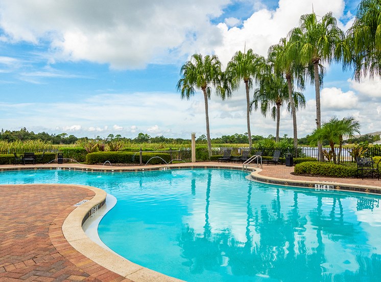 Mallory Square apartments swimming pool in Tampa, Florida
