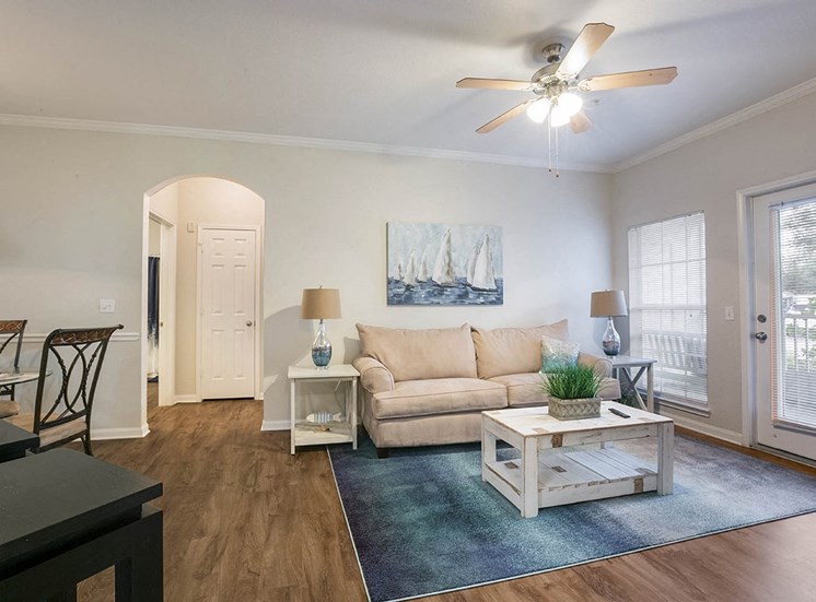210 Watermark model suite living area in Bradenton, Florida