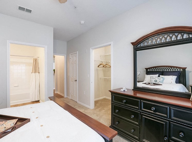 210 Watermark model suite bedroom in Bradenton, Florida